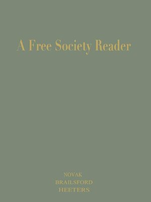 cover image of A Free Society Reader